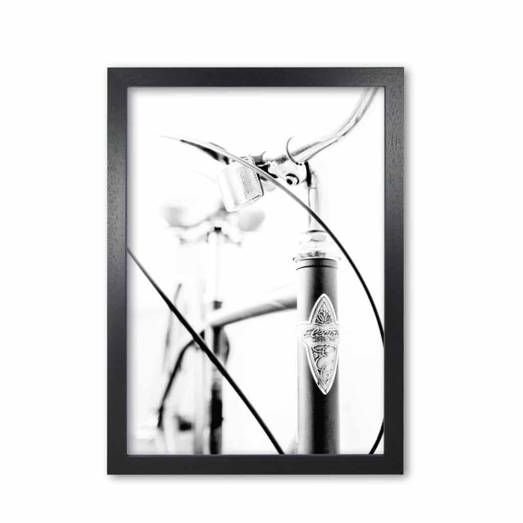 Retro bike frame modern fine art print