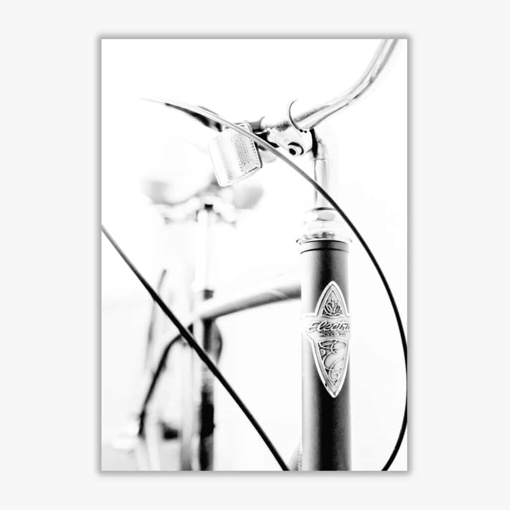 Retro bike frame modern fine art print