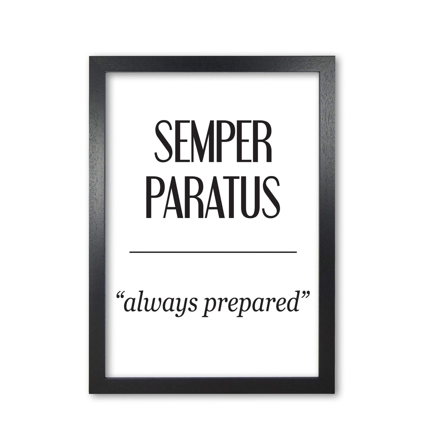 Semper paratus modern fine art print