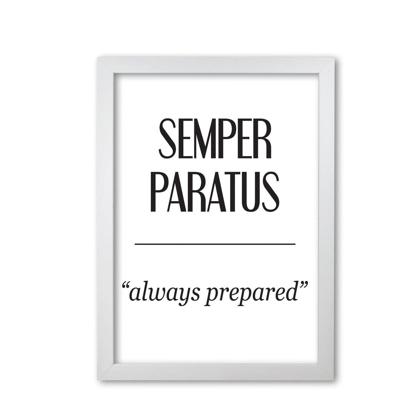 Semper paratus modern fine art print