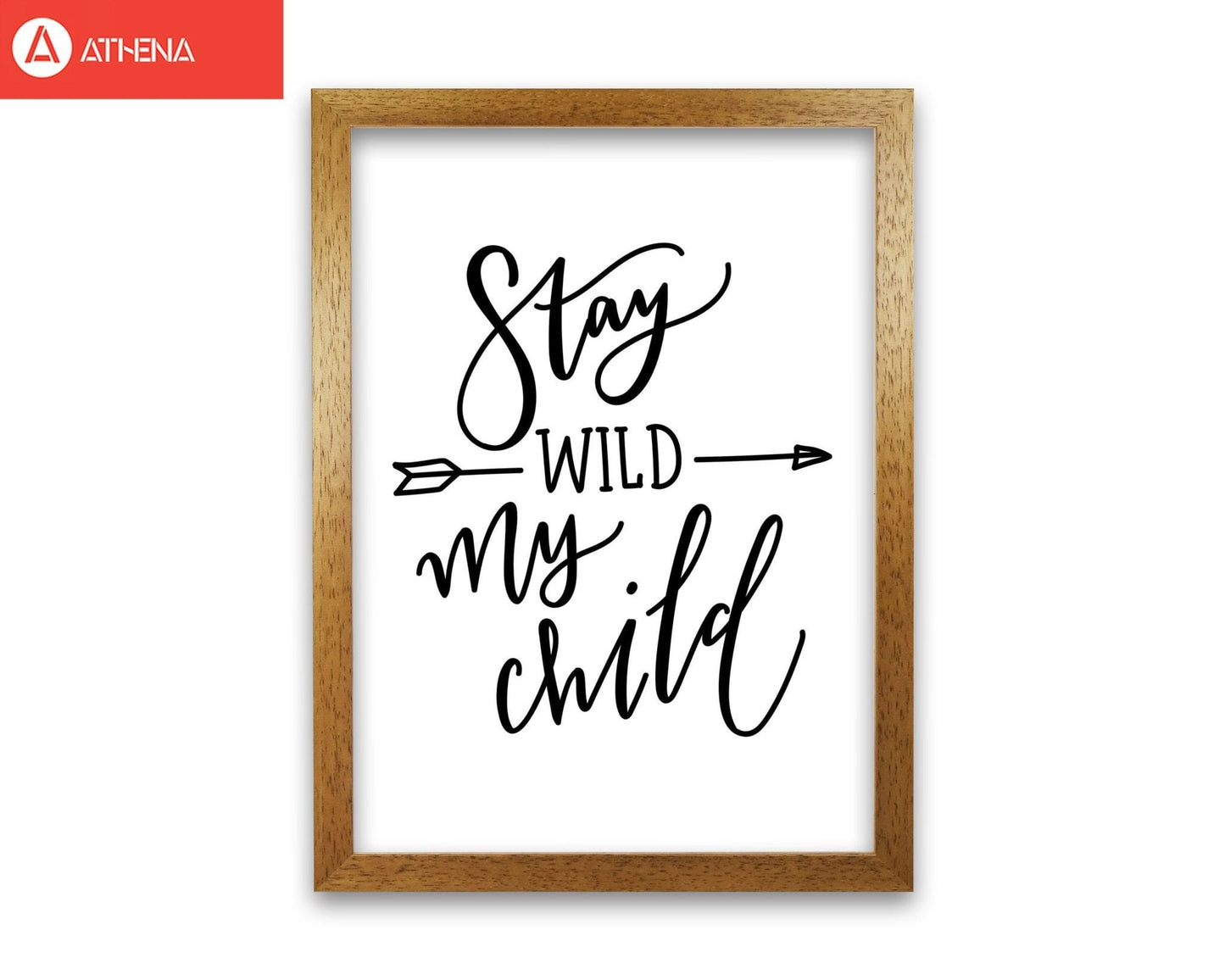 Stay wild my child modern fine art print
