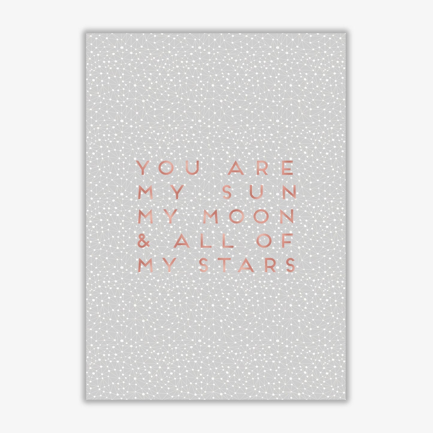 Sun, moon & stars love quote fine art print by orara studio