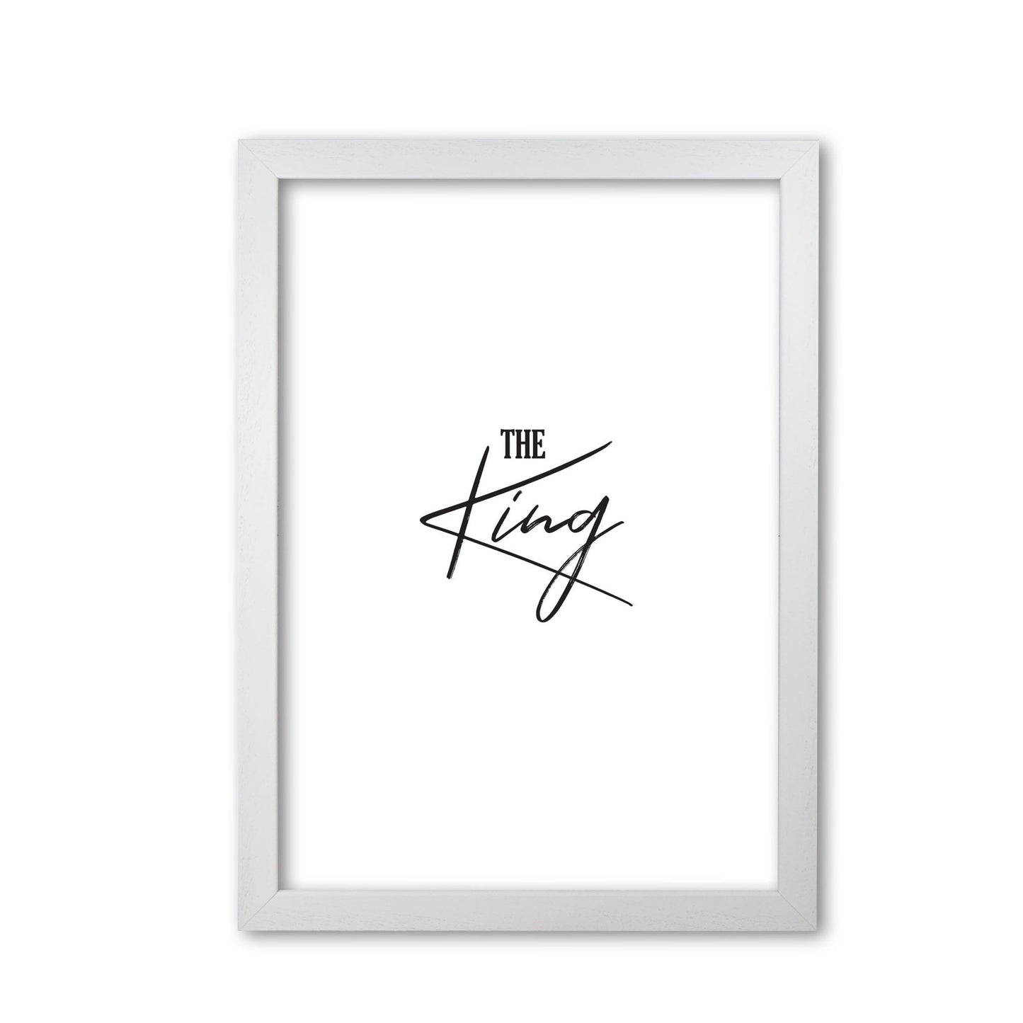 The king modern fine art print