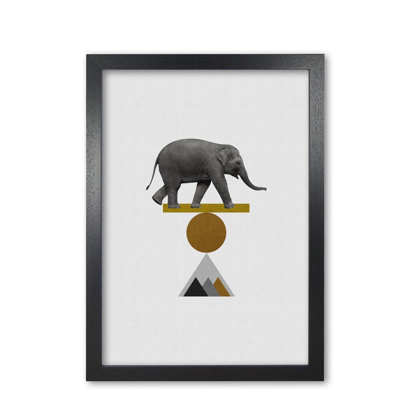Tribal elephant fine art print by orara studio