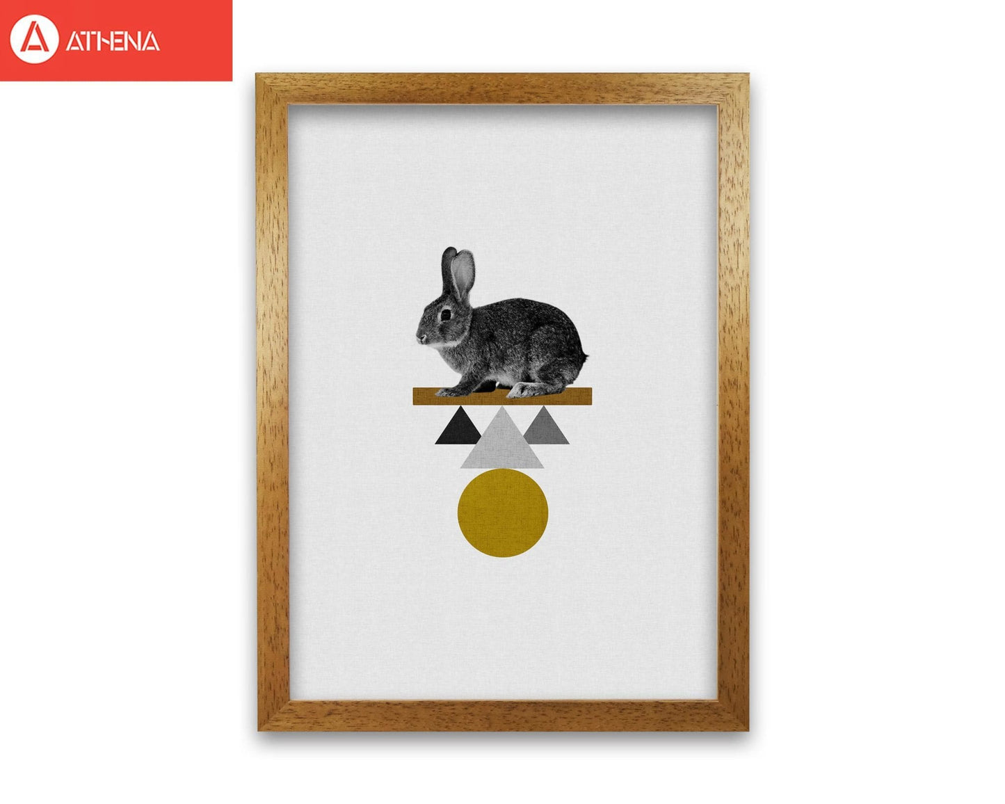 Tribal rabbit fine art print by orara studio
