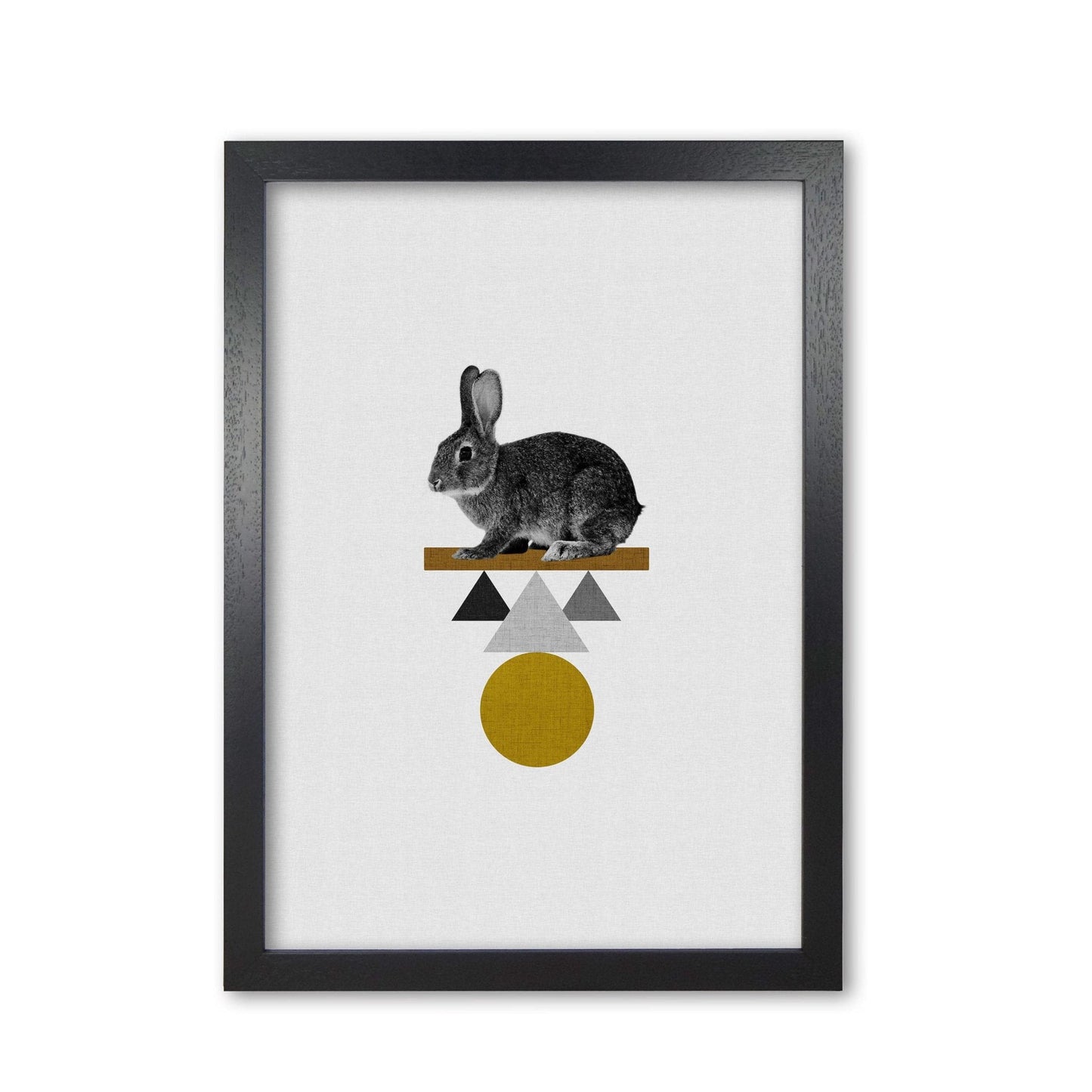 Tribal rabbit fine art print by orara studio