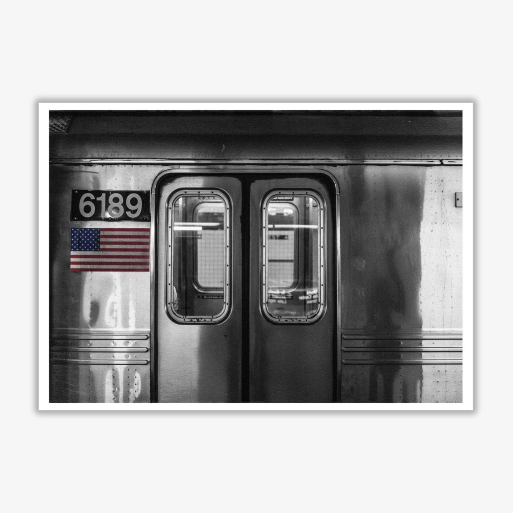 Vintage usa subway modern fine art print