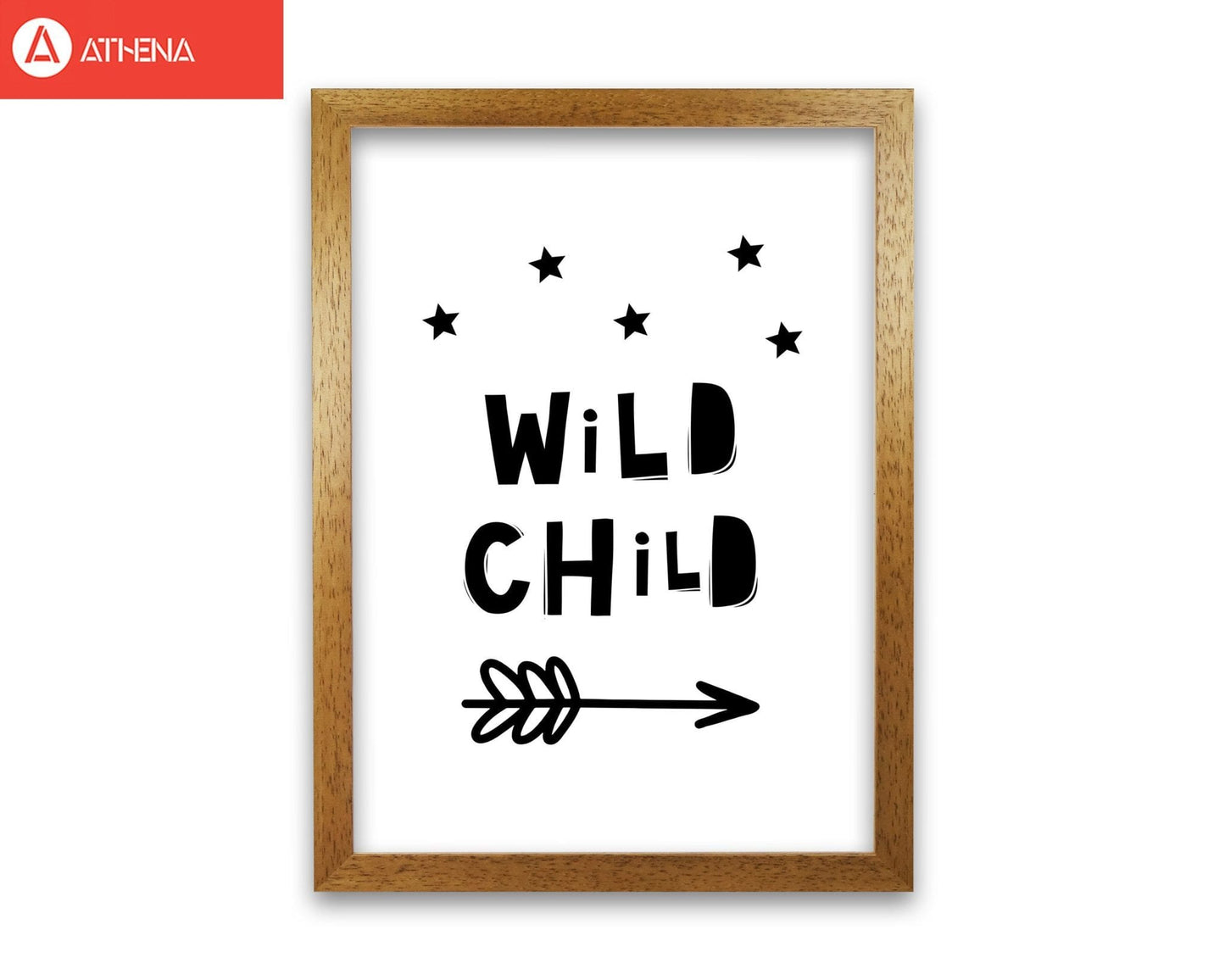 Wild child scandi modern fine art print