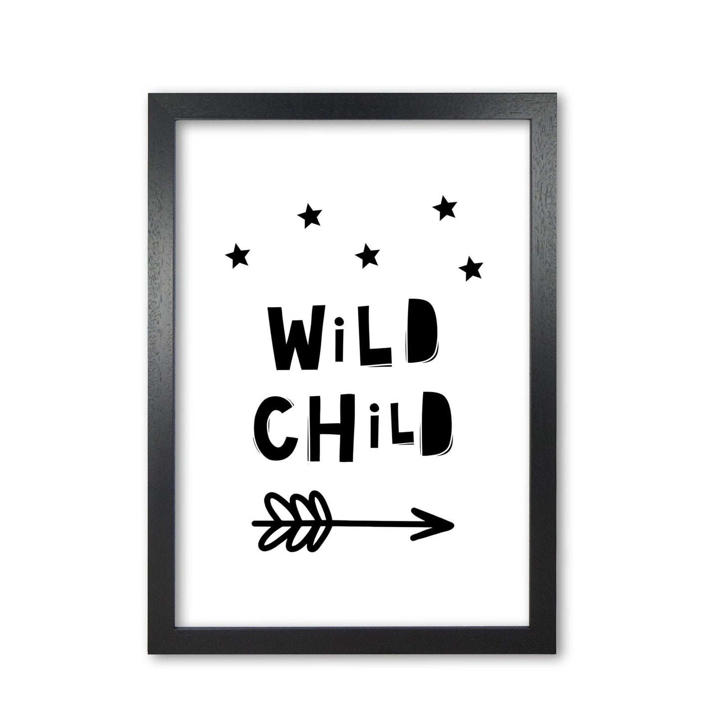 Wild child scandi modern fine art print