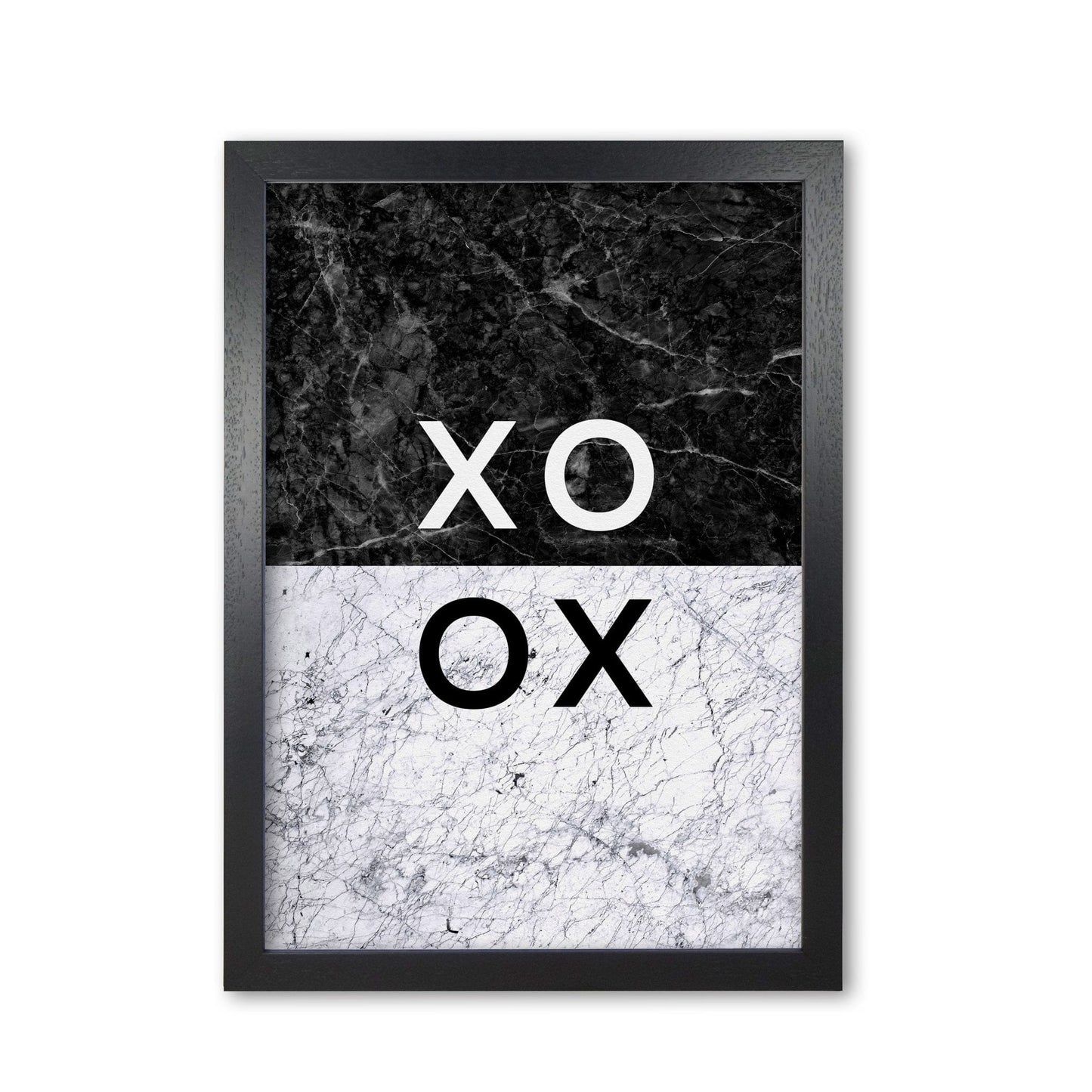 Xo hugs & kisses quote fine art print by orara studio