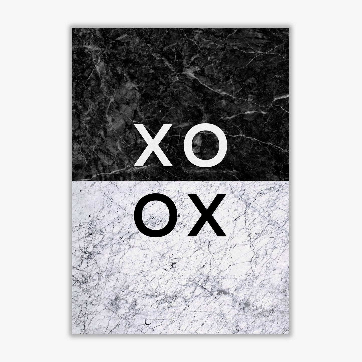 Xo hugs & kisses quote fine art print by orara studio