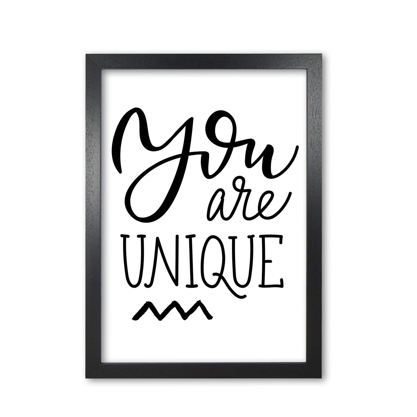 You are unique modern fine art print
