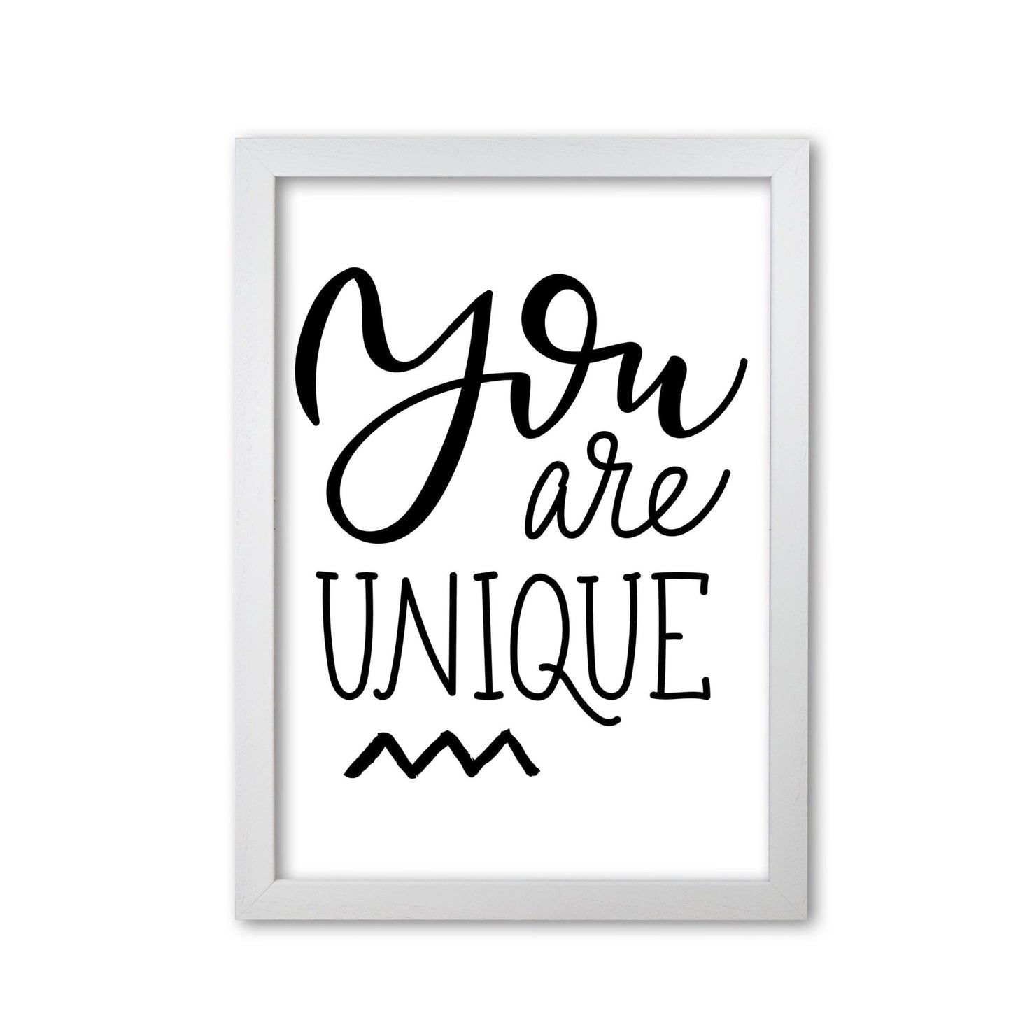 You are unique modern fine art print