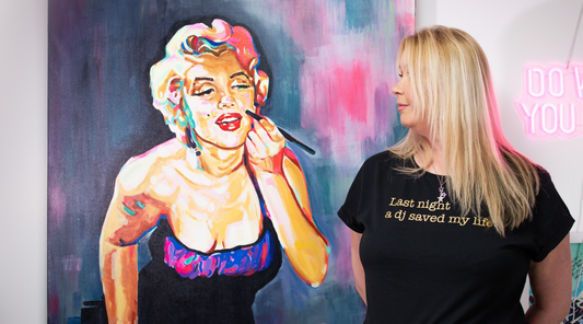 Juliet Stockton on painting Marilyn Monroe: 100 years of an icon
