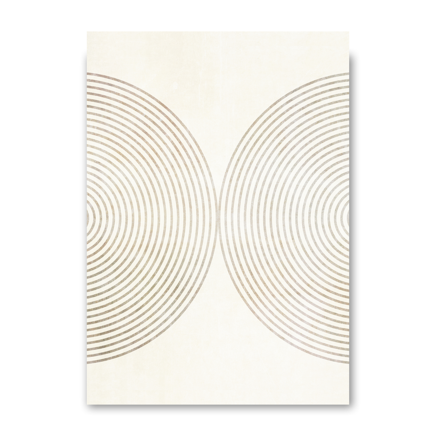 Set of 2 Neutral Mid Century Prints A by Print Punk Studio
