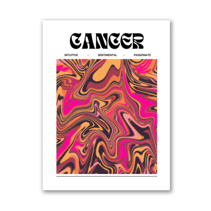 Cancer Star Sign by Athena Art