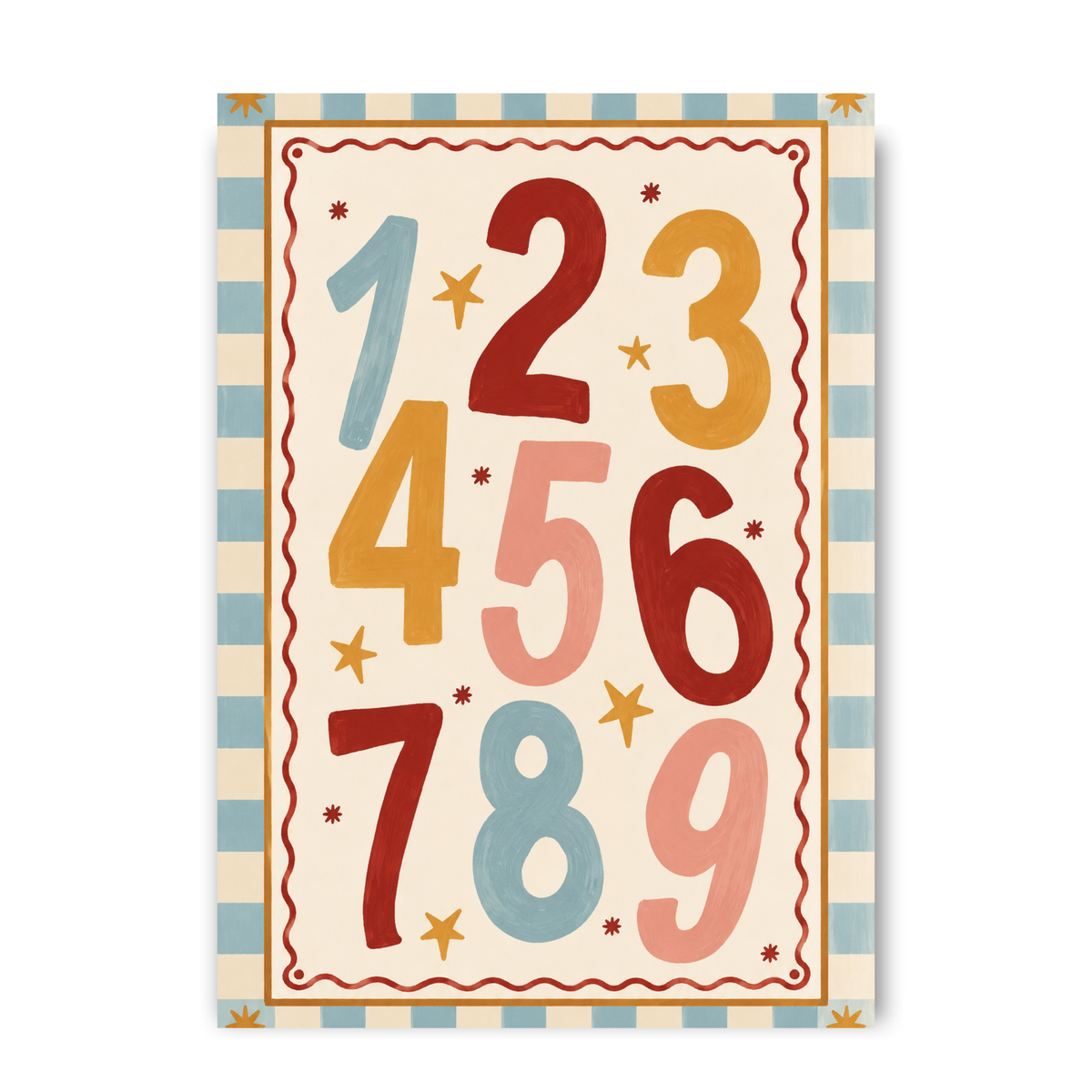 Alphabet Numbers by Print Studio By Anya