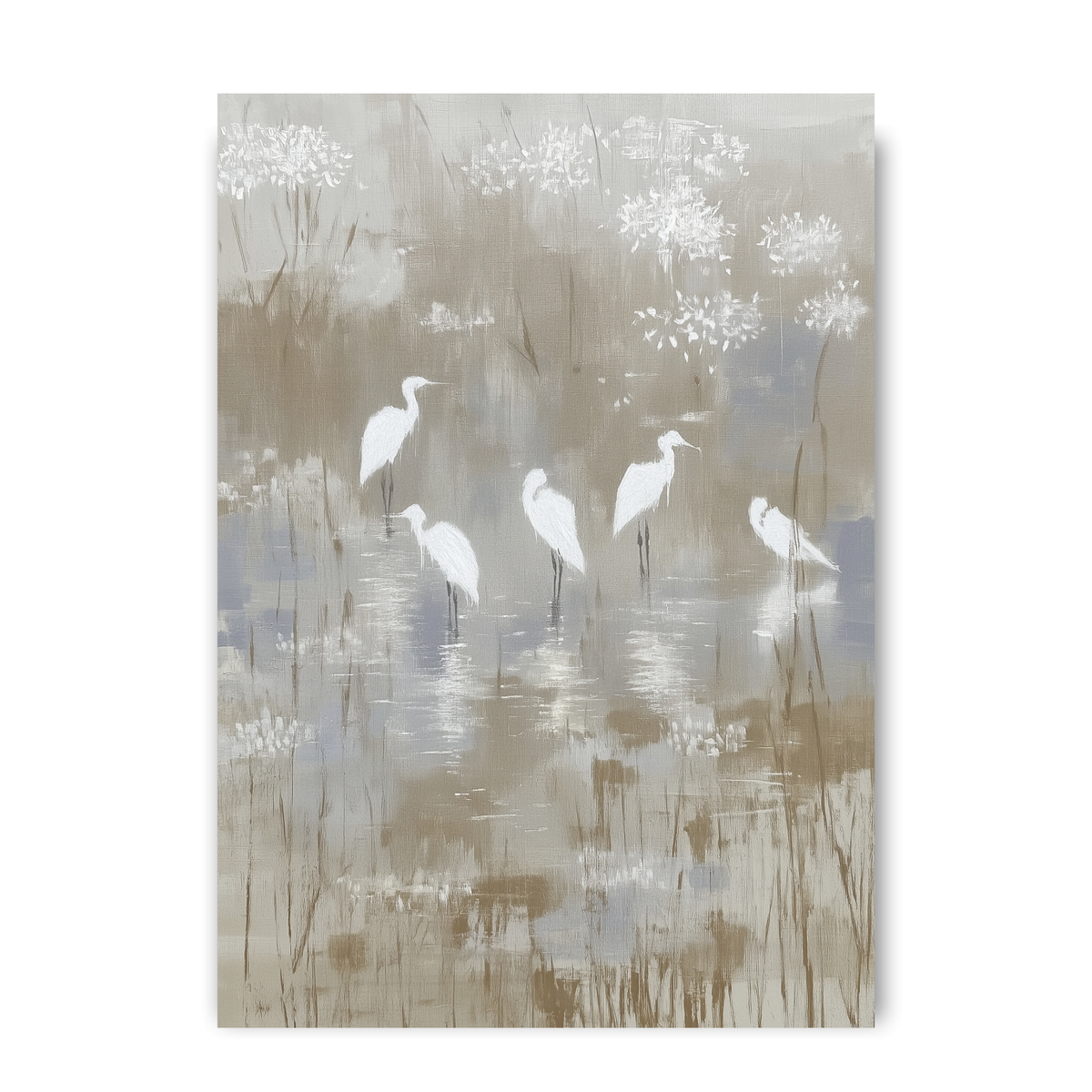Egrit Among Reeds by Chromatic Storm Studio