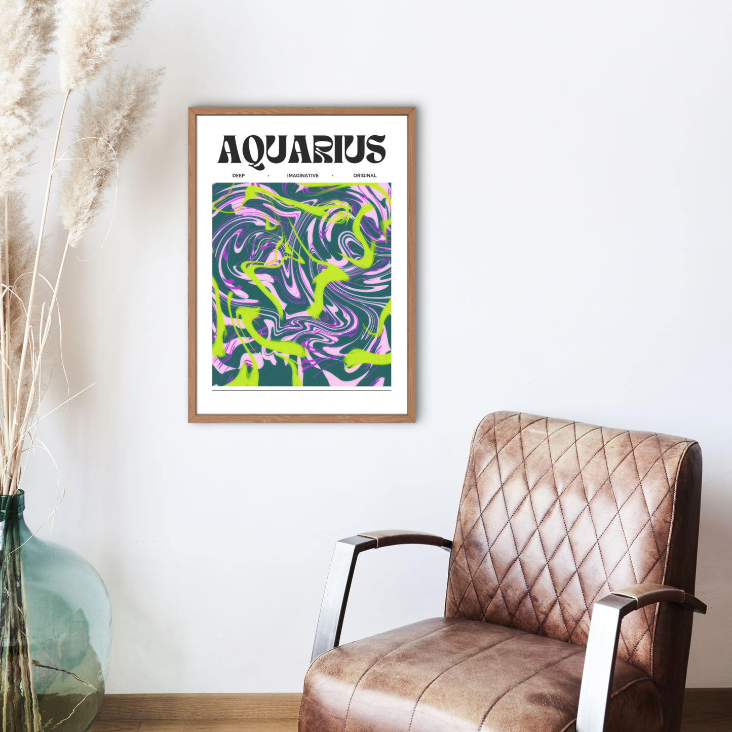 Aquarius Star Sign by Athena Art