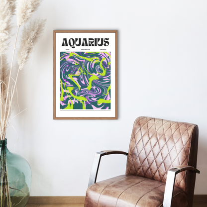 Aquarius Star Sign by Athena Art