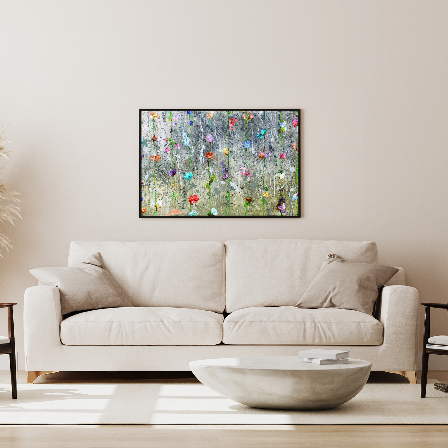 Flower Curtain 11 by STUDIO PAINT-ING