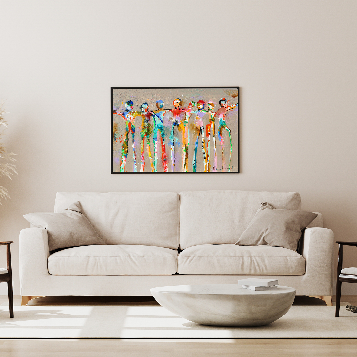 Connected People Eight by STUDIO PAINT-ING