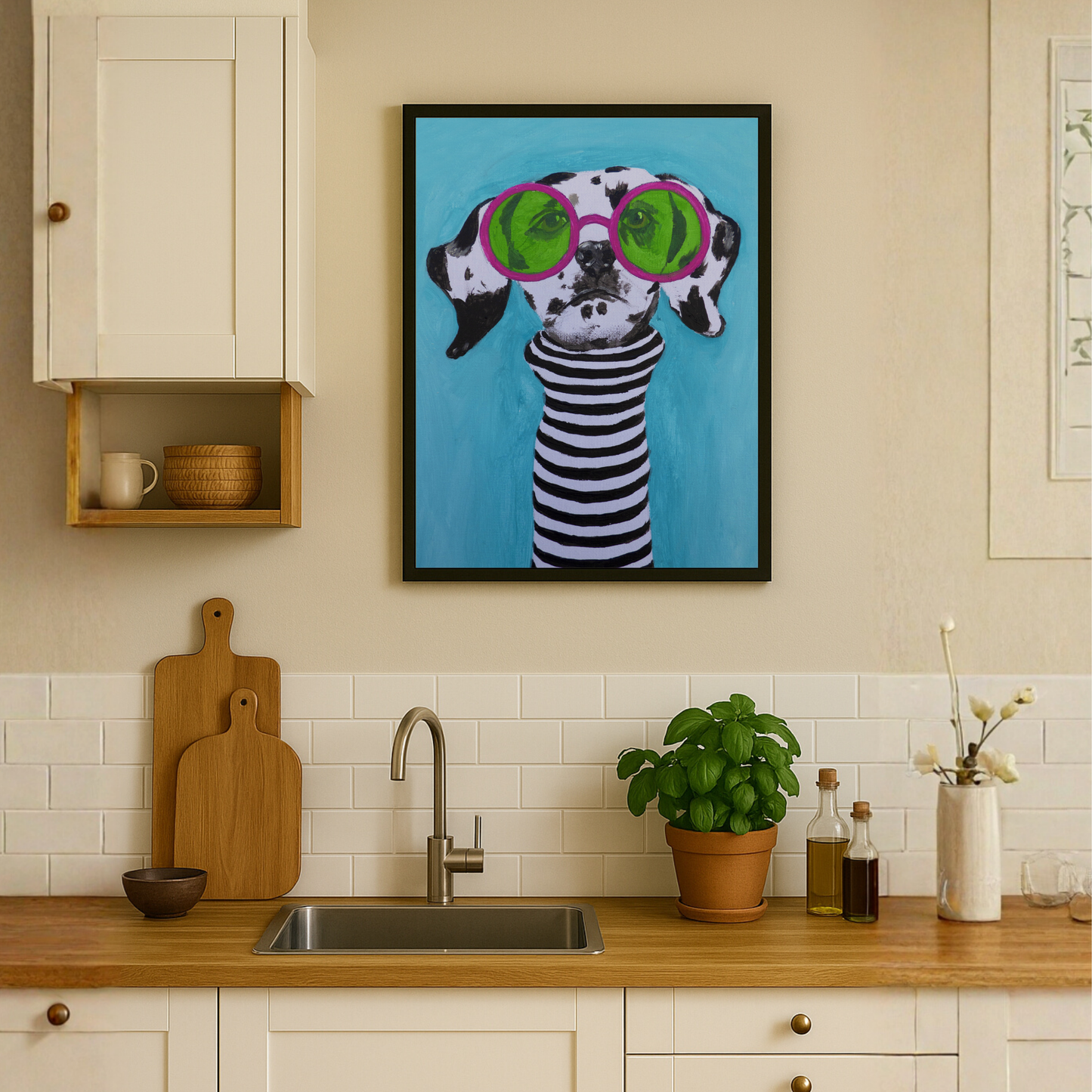 Stripy Dalmatian by Coco Deparis