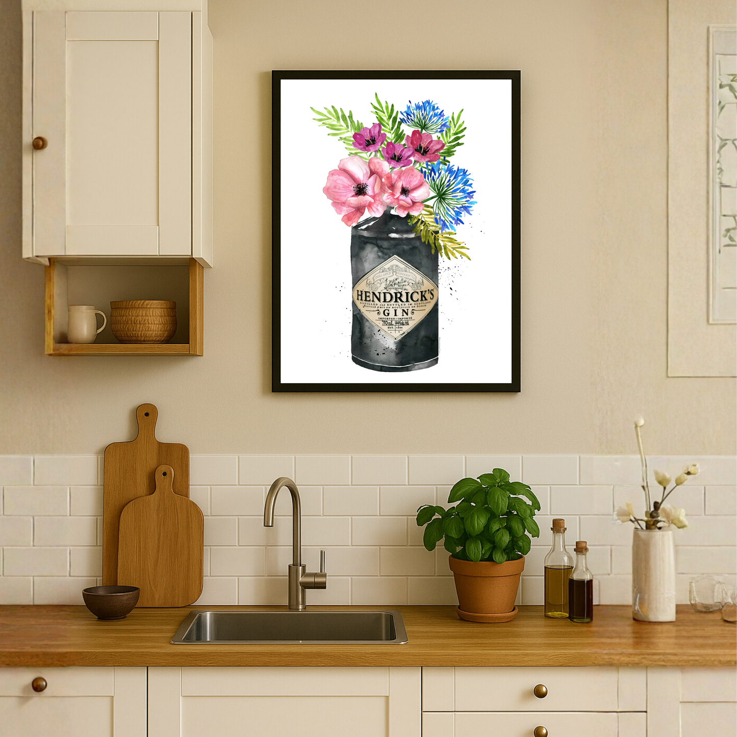 Hendricks Pink Florals OK by Mercedes Lopez