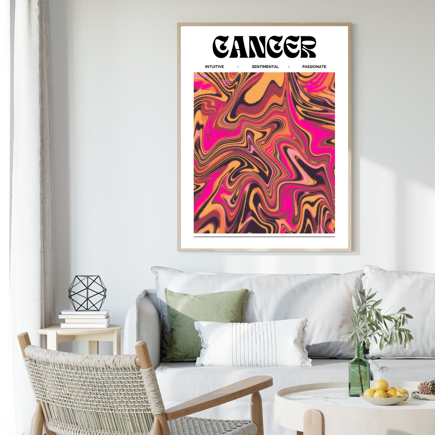 Cancer Star Sign by Athena Art