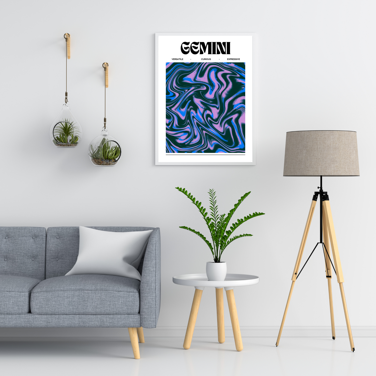 Gemini Star Sign by Athena Art