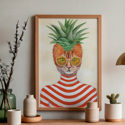 Pineapple Cat by Coco Deparis