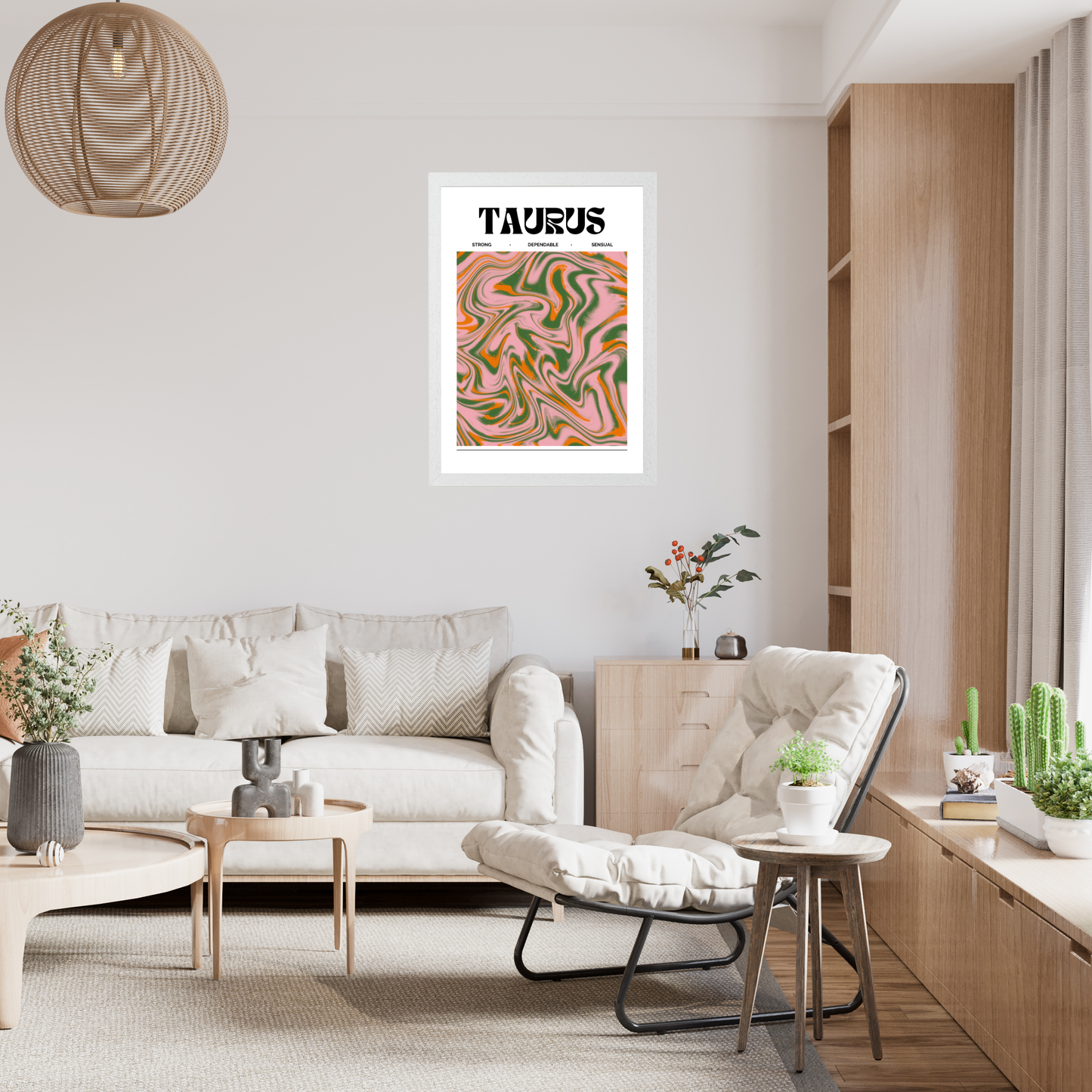 Taurus Star Sign by Athena Art