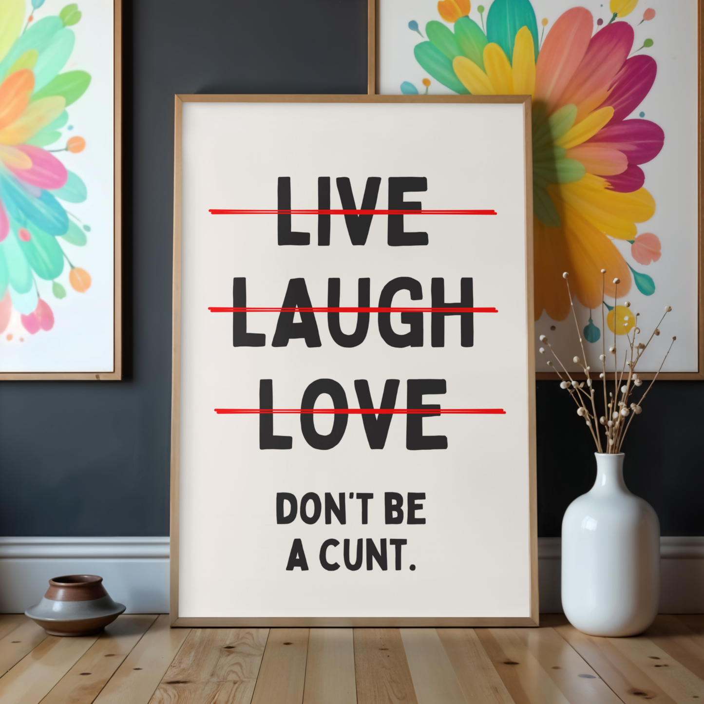 Live Laugh Love  by Athena Art