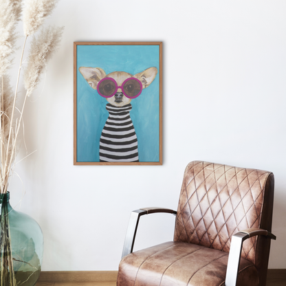 Stripy Chihuahua by Coco Deparis