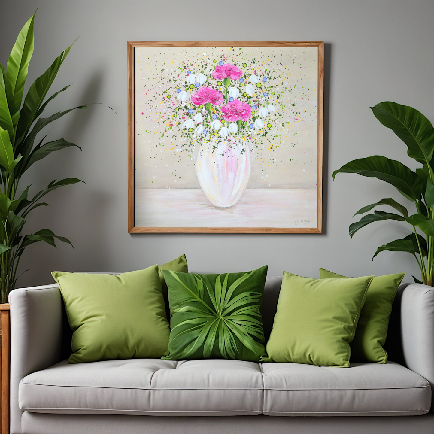 January Blooms by Jo Gough