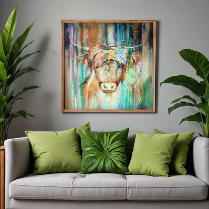 Highland Cow 111 by STUDIO PAINT-ING