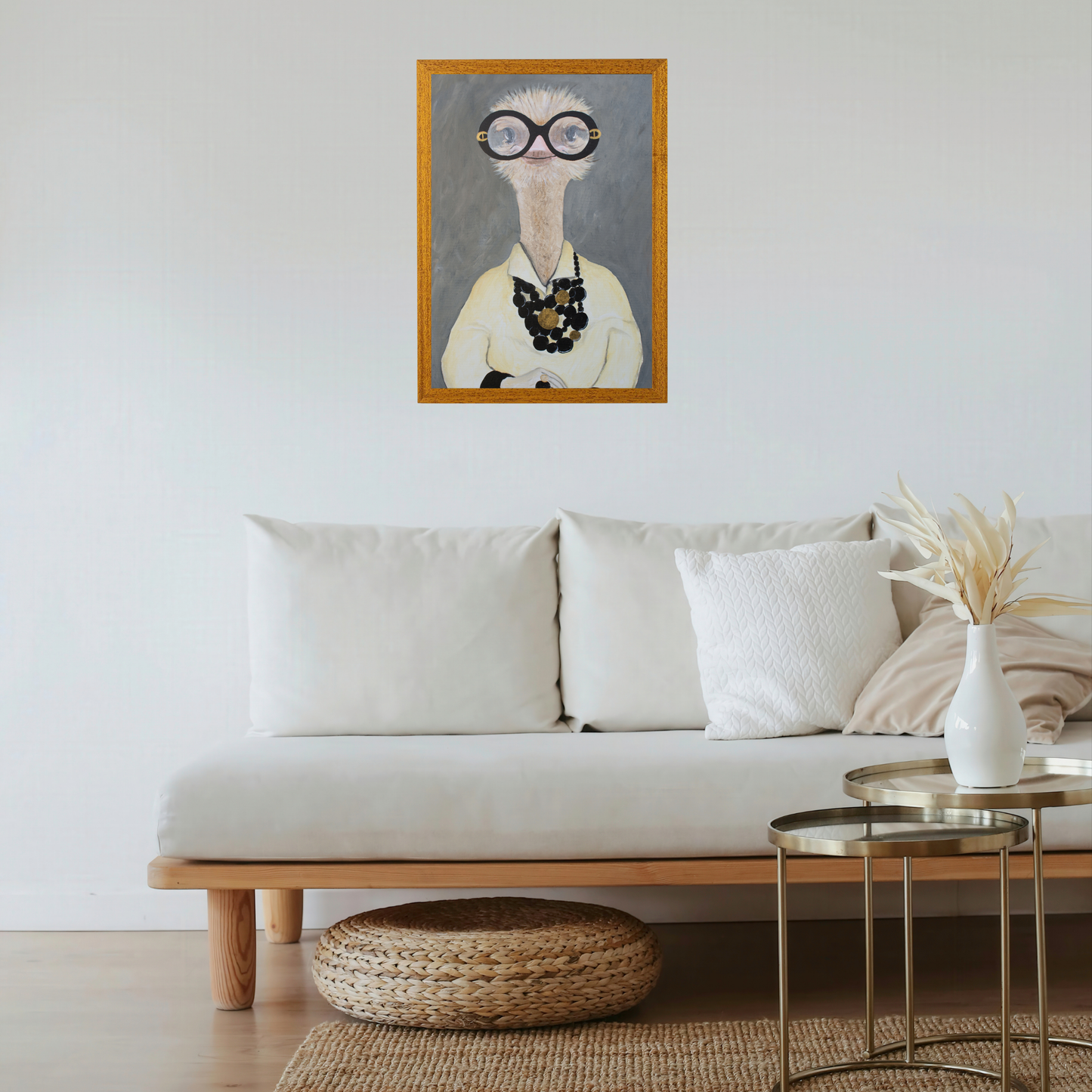 Iris Apfel Ostrich by Coco Deparis