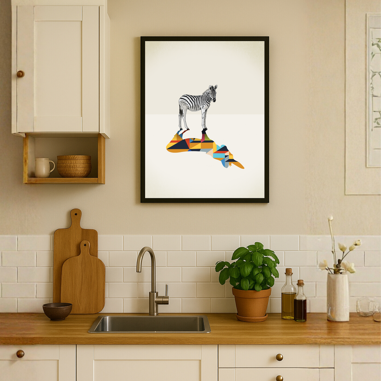 Walking Shadow Zebra by Jason Ratliff