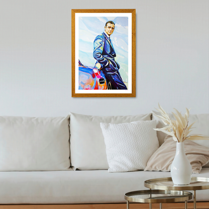 Sean Connery & Aston Martin by Juliet Stockton
