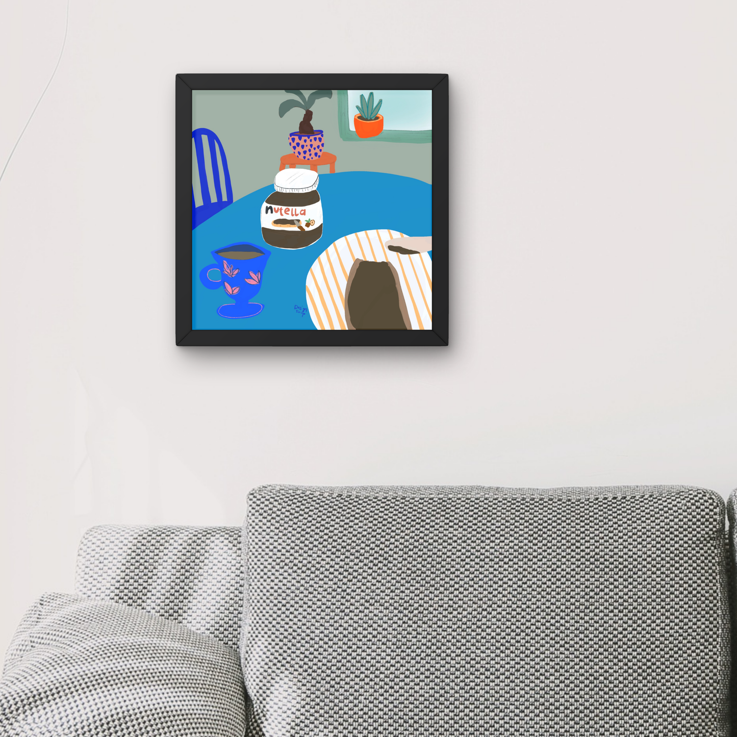 Nutella For Breakfast by Alix Campbell Art