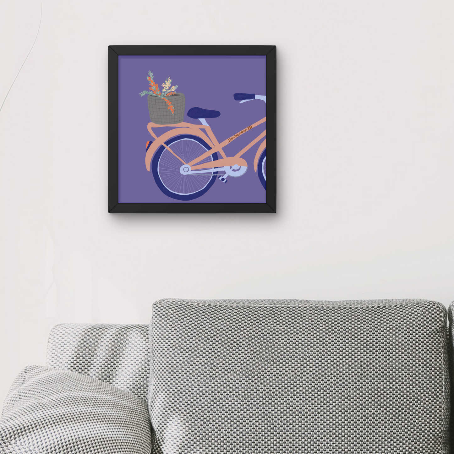 Flower Bike by Alix Campbell Art