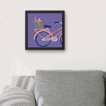Flower Bike by Alix Campbell Art