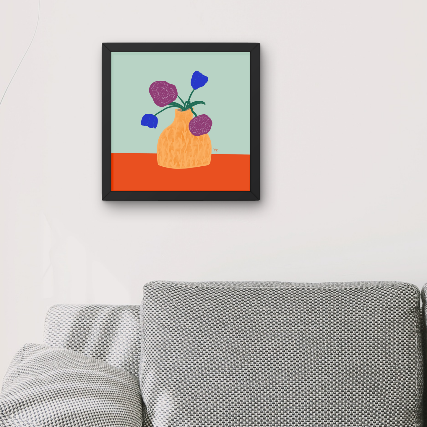 Potted Florals by Alix Campbell Art