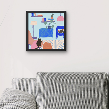 Chill O Clock by Alix Campbell Art