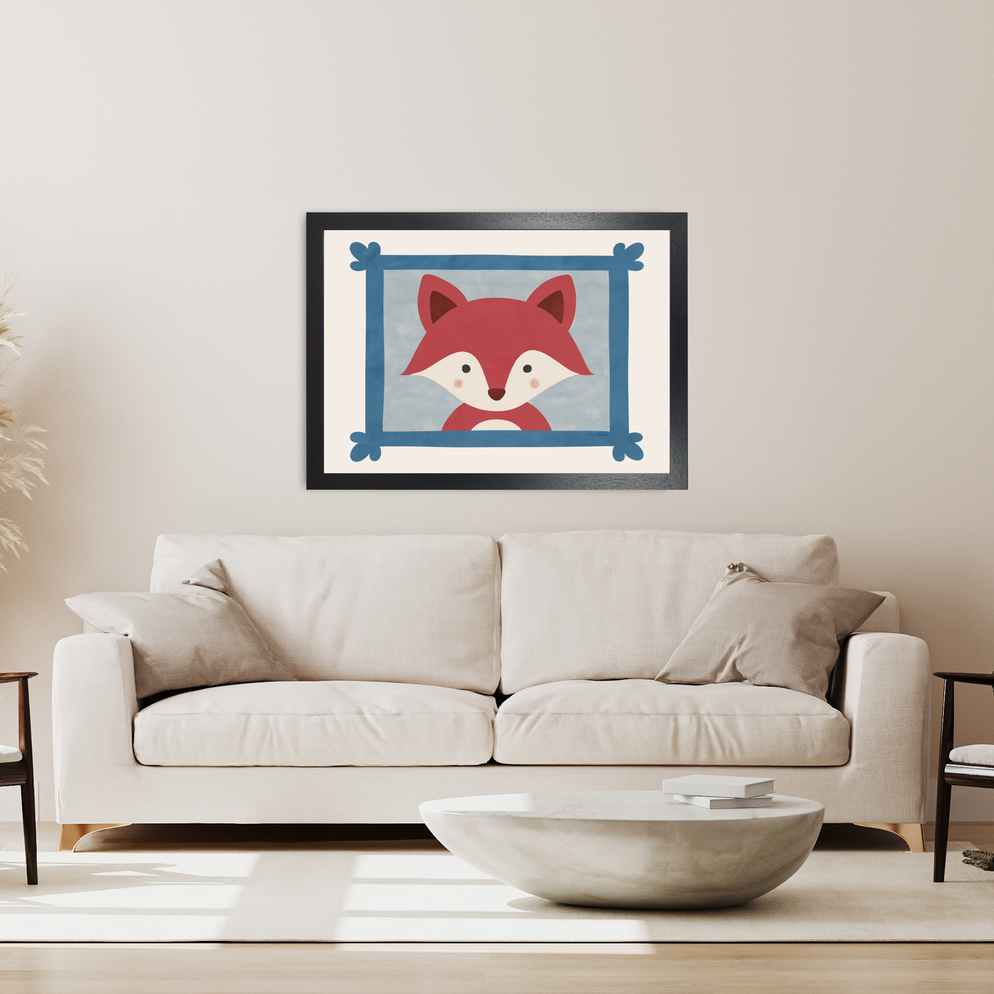 Animal Portraits Fox by Carrie Cantwell
