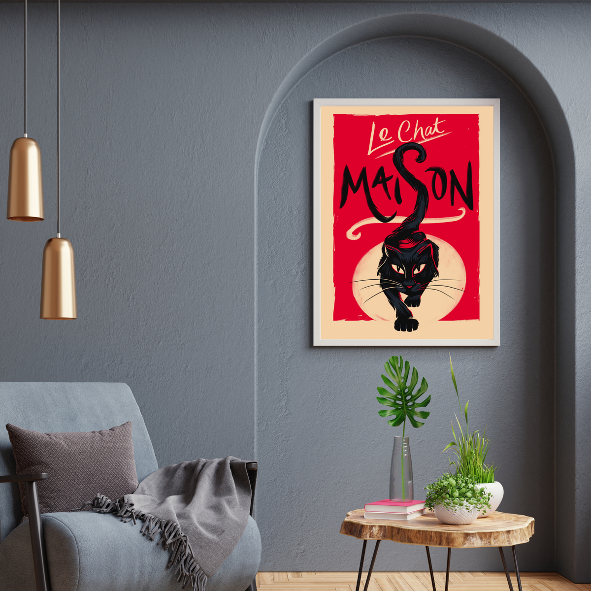 Le Chat Maison by Mark Harrison Prints
