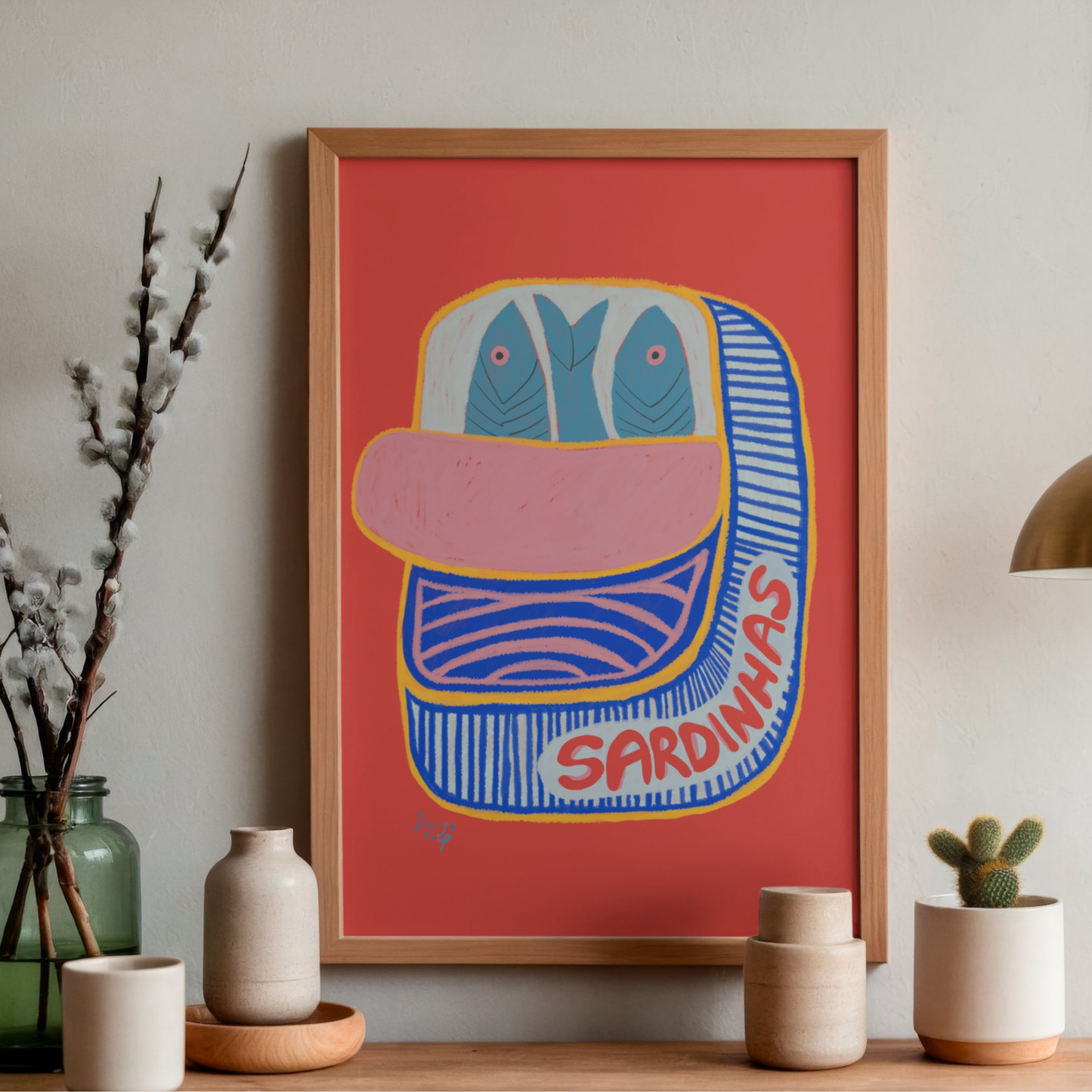 Sardinhas by Alix Campbell Art