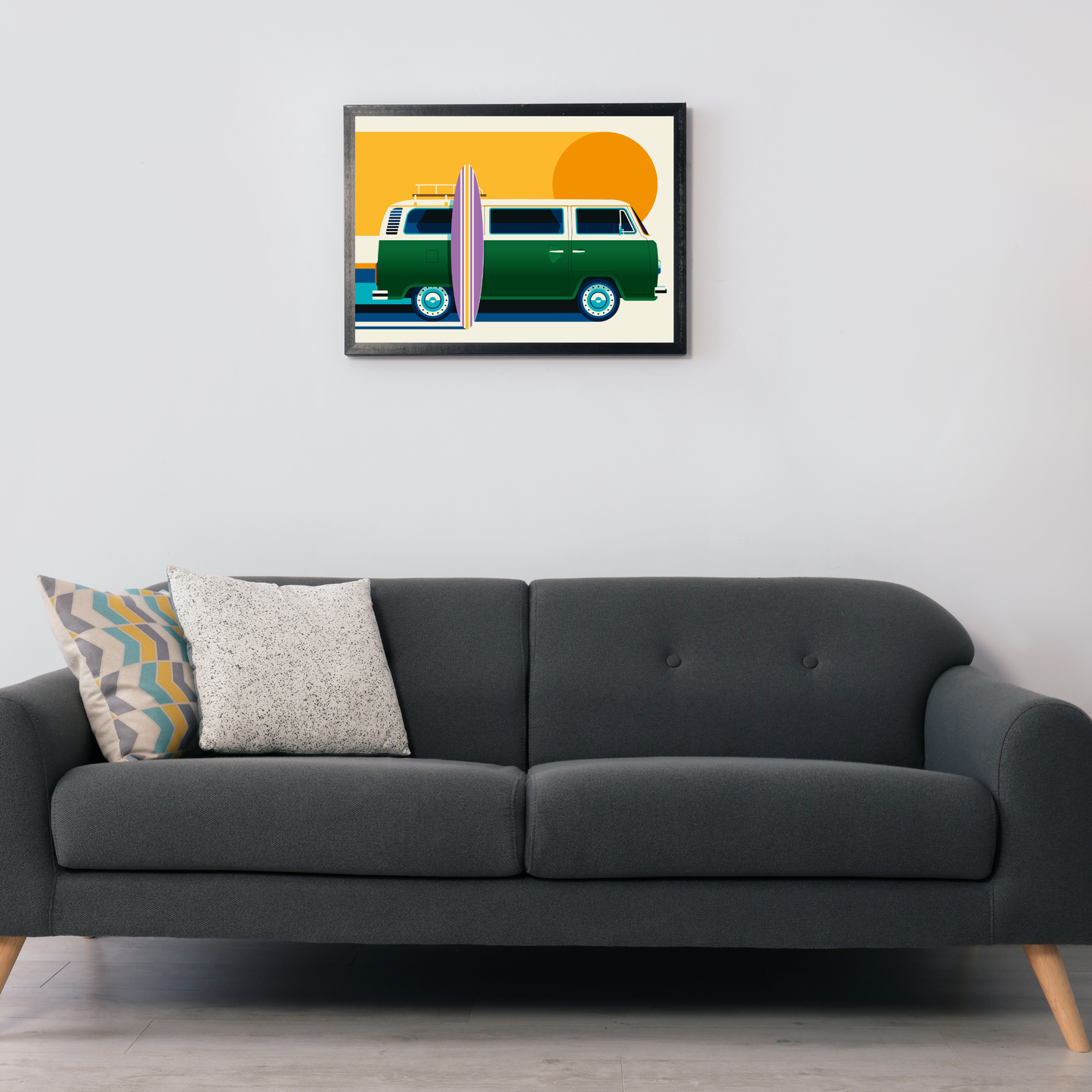 Vintage Camping Bus by Bo Lundberg