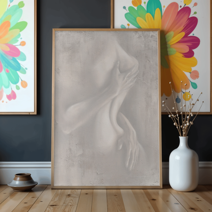 Emerge, Soft grey by Isabella Karolewicz