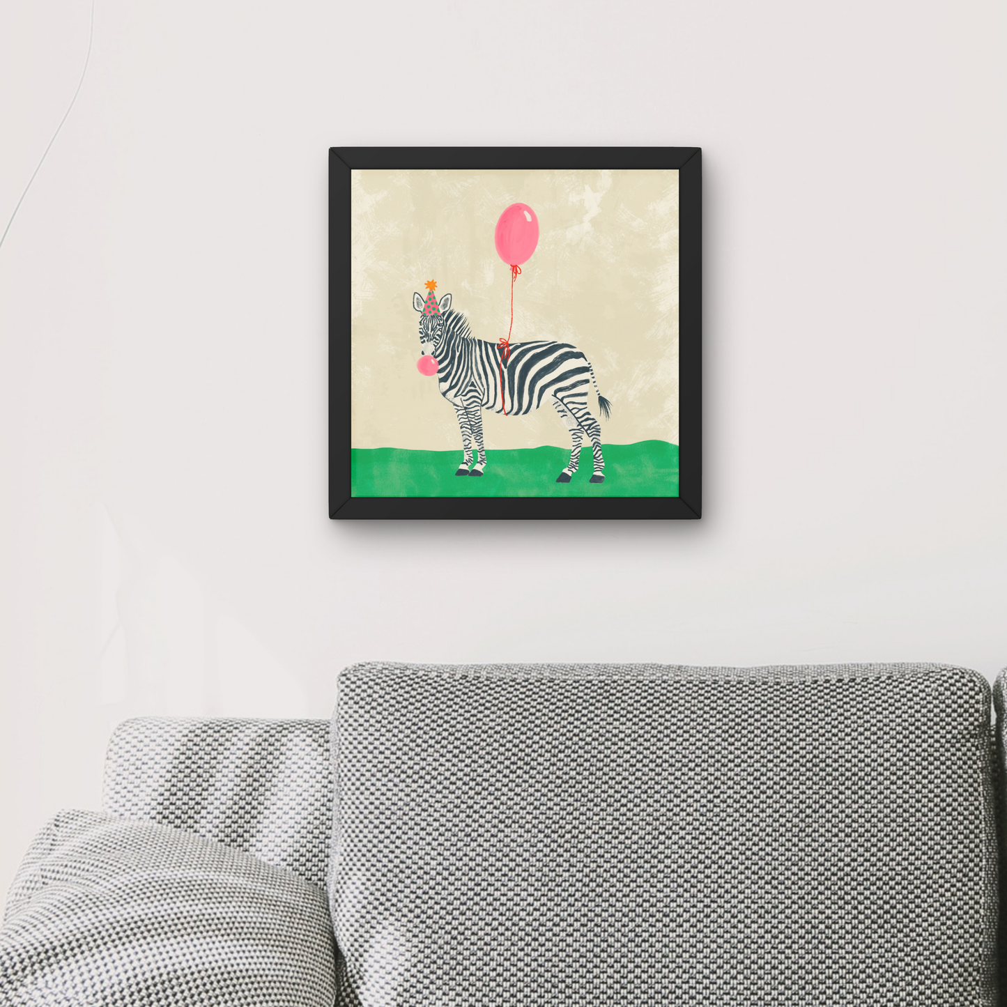 Party Animal Zebra by Carrie Cantwell